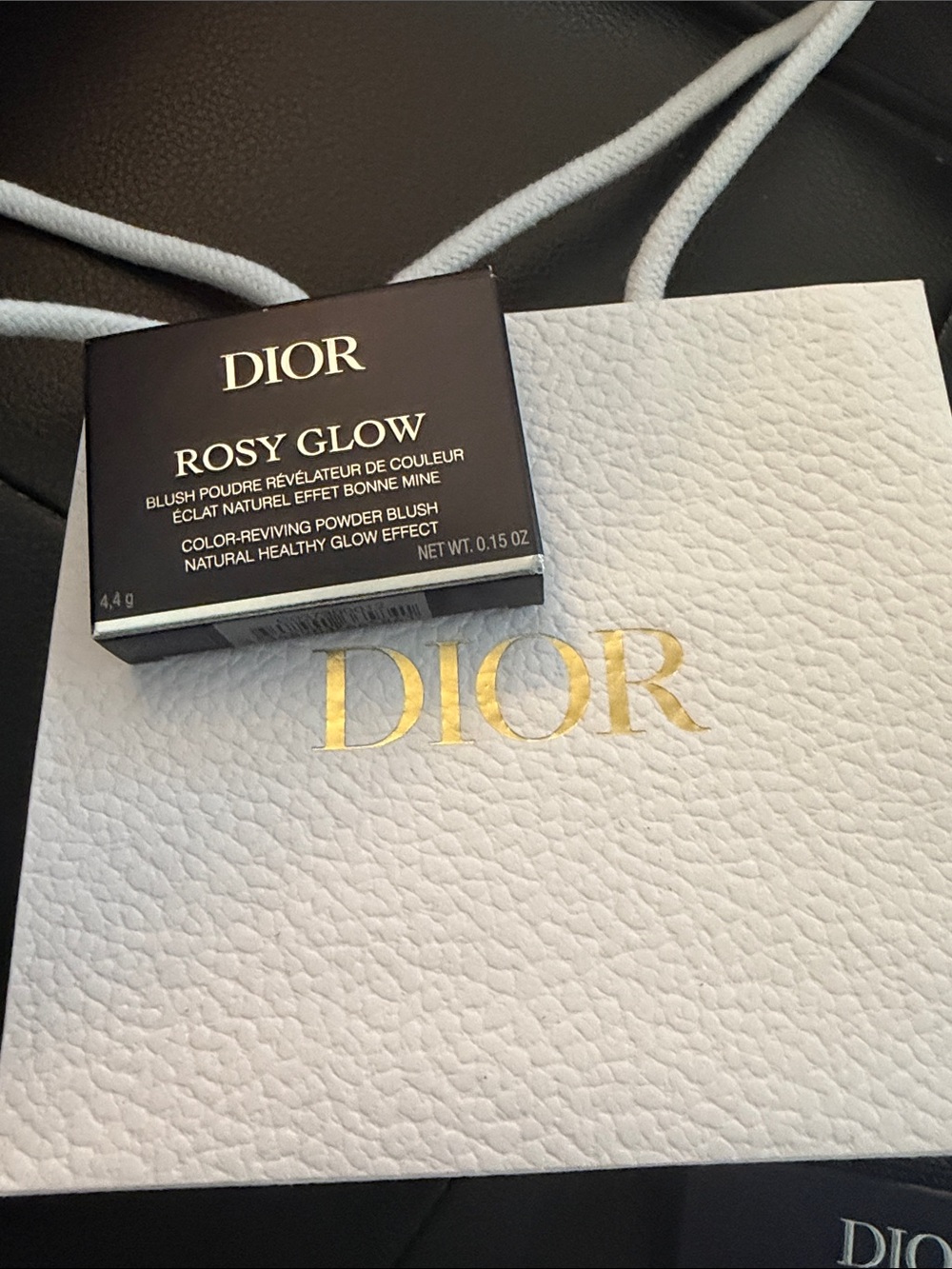 Dior Rosy Glow Powder Blush - Black & Gold Packaging